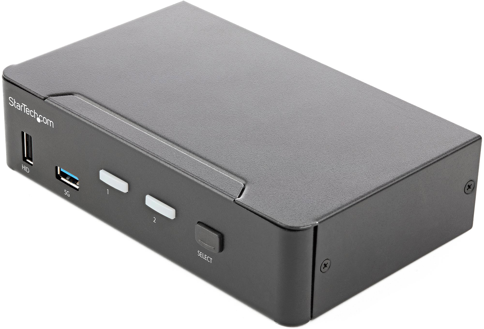 StarTech SV231HU34K6 2 Port HDMI KVM Switch - Single Monitor 4K 60Hz Ultra HD HDR - HDMI 2.0 KVM Switch with USB3.0 Hub ST-SV231HU34K6