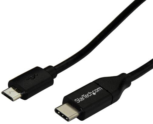Startech USB2CUB2M USB-C to Micro-B Cable - M/M - 2 m (6 ft.) - USB 2.0 ST-USB2CUB2M