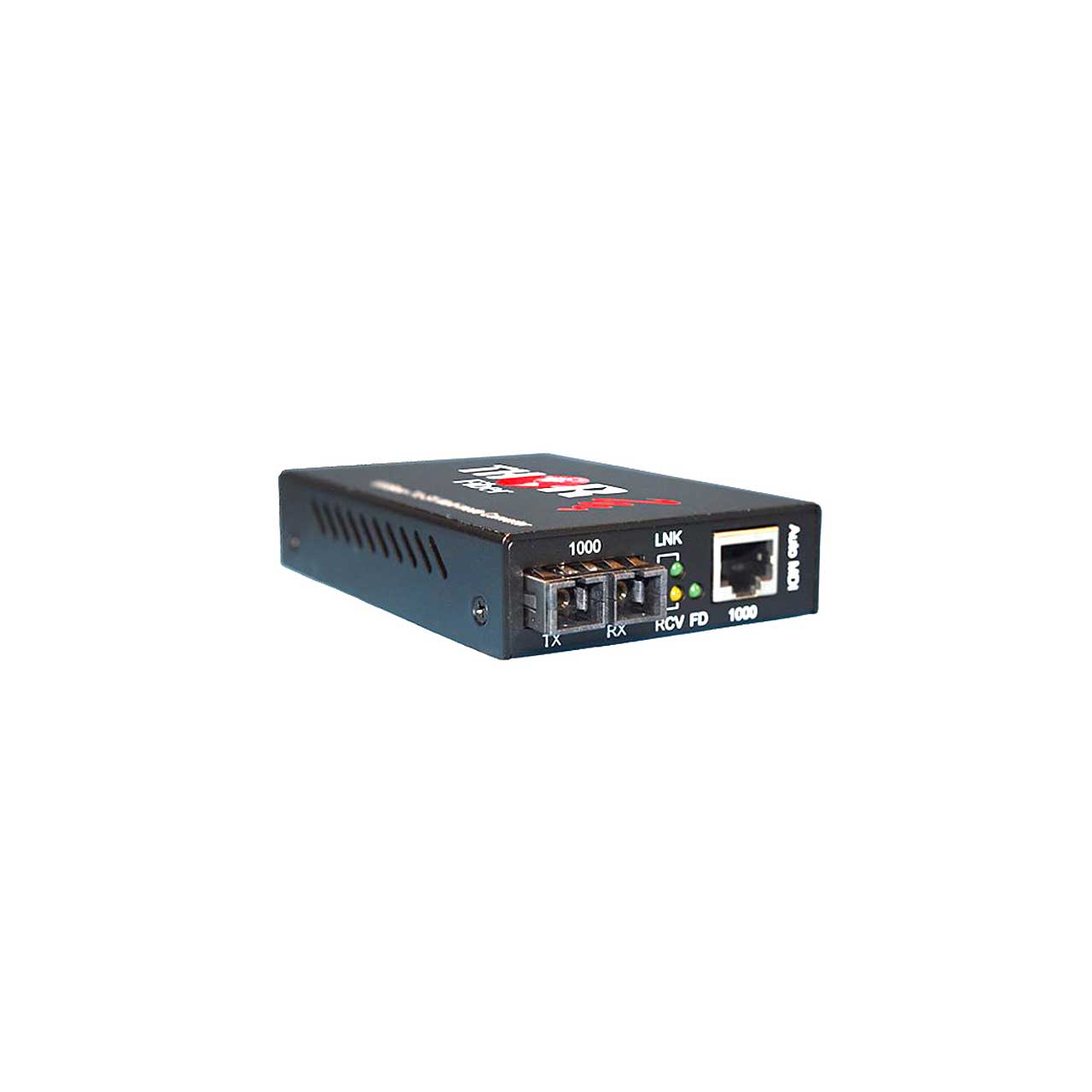 Thor Fiber F-GET-TR-SM Universal 10/100/1000 Mbps Gigabit Ethernet Fiber Optic SC Singlemode UPC Transceiver