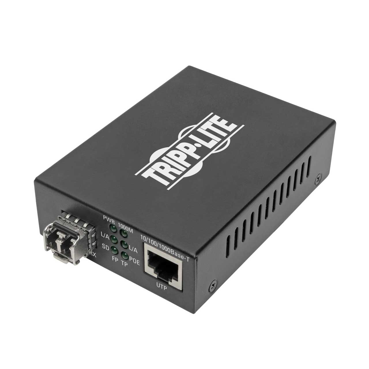Tripp Lite N785-P01-LC-MM1 Fiber to Ethernet Multimode Media Converter - LC Duplex - POE+ N785-P01-LC-MM1