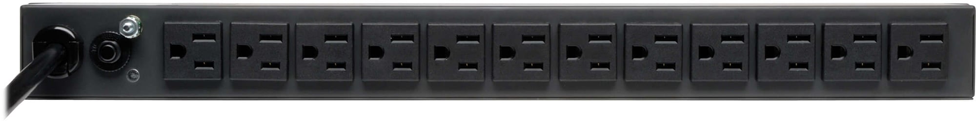 Tripp Lite PDU121506 PDU Basic 13 NEMA 5-15R Outlets 5-15P Input 1.8kW - 6 Foot Cord/1U Rack Mount TRL-PDU121506
