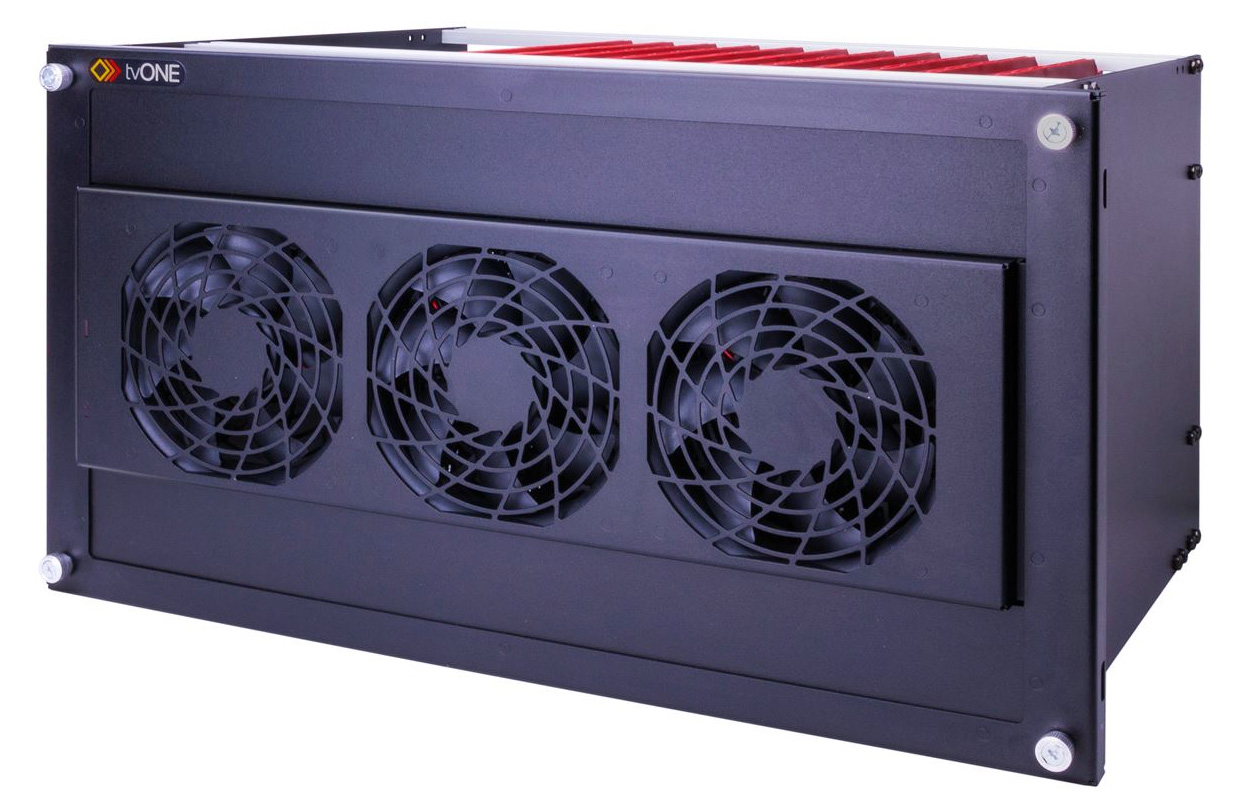 tvONE ONErack 1RK-6RU-FAN 6RU Fan Cover and PSU Connector Cable to be Powered By 1RK-6RU-PSU  1RK-6RU-FAN