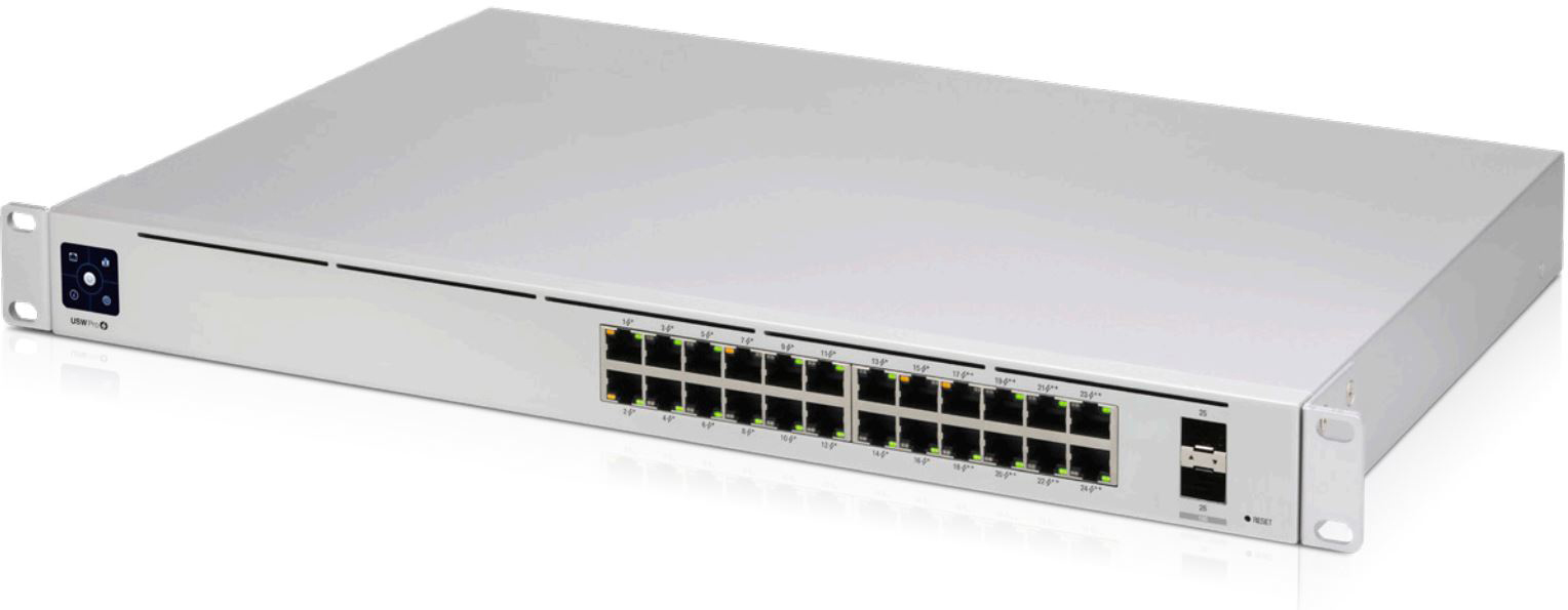 Ubiquiti USW-PRO-24-POE Layer 3 Switch - 24 Ports - Manageable - 3 Layer Supported USW-PRO-24-POE