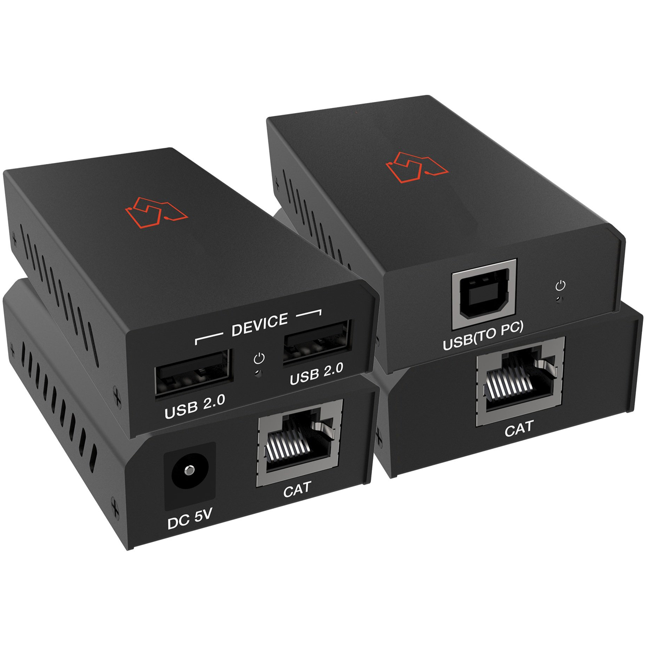 VigilLink VLEX-U2CT050-TR CAT Cable USB2.0 Extender - 200Mbps - 164 Foot/50m