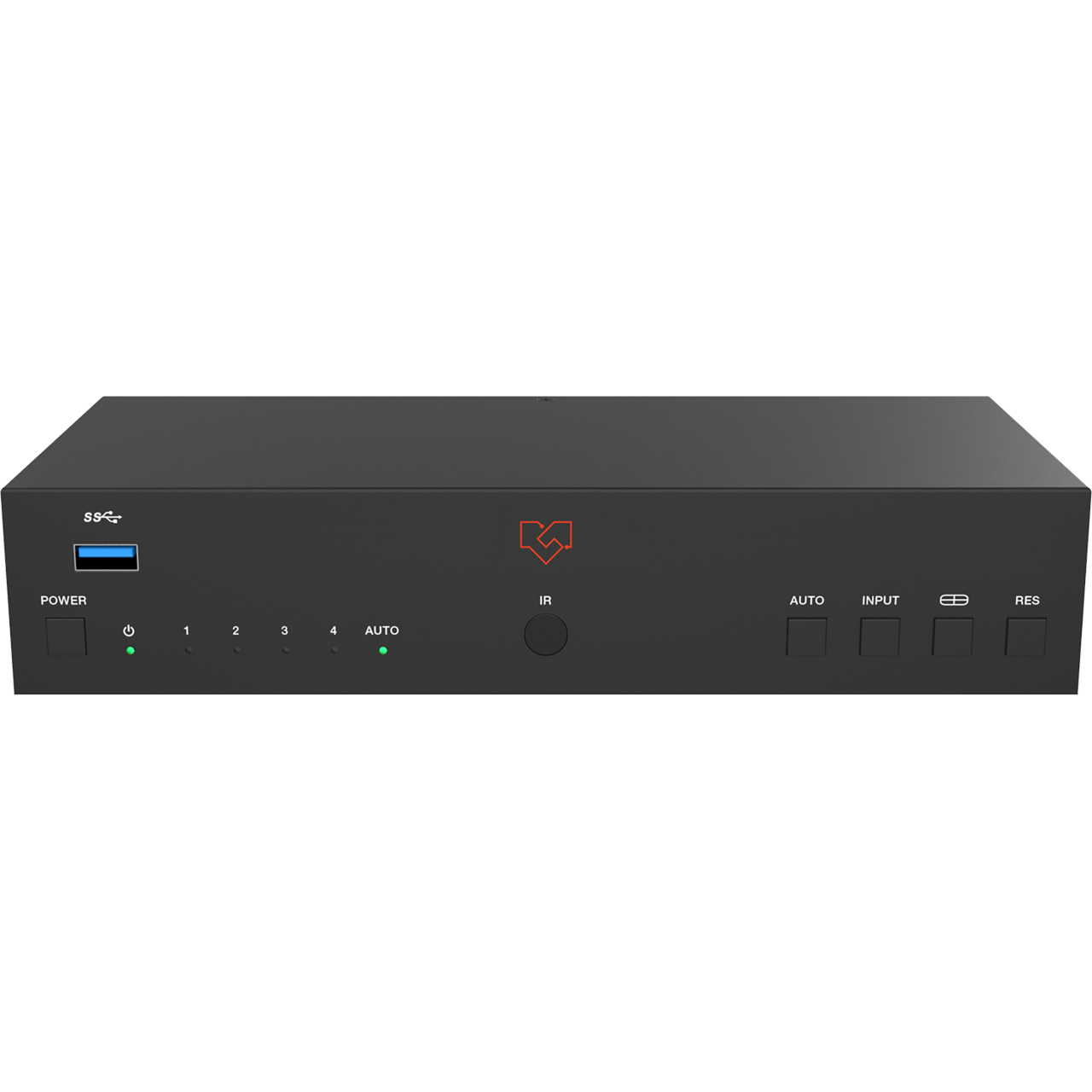 VigilLink VLKV-H2041M 4x1 4K60 HDMI Seamless KVM Switcher with Multiviewer - HDCP 2.2 and HDCP 1.x Compliant
