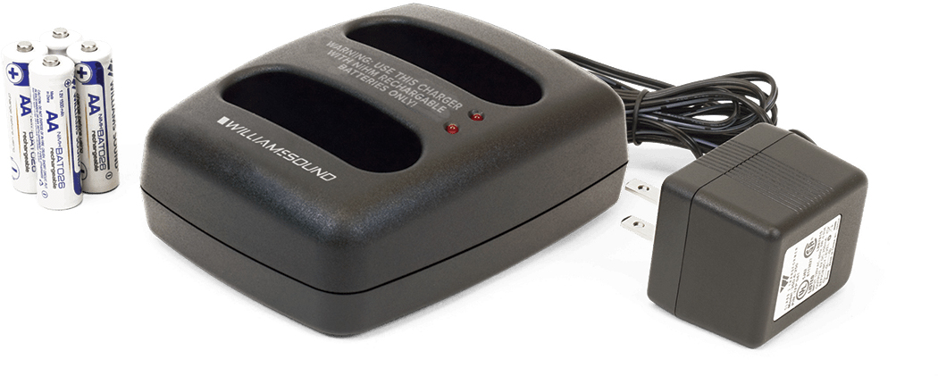WILLIAMS AV BAT KT6 3-volt Dual Drop-in Charger Kit with (1) CHG 3502 Dual-bay Charger & (2) AA 026-2 NiMH Batteries