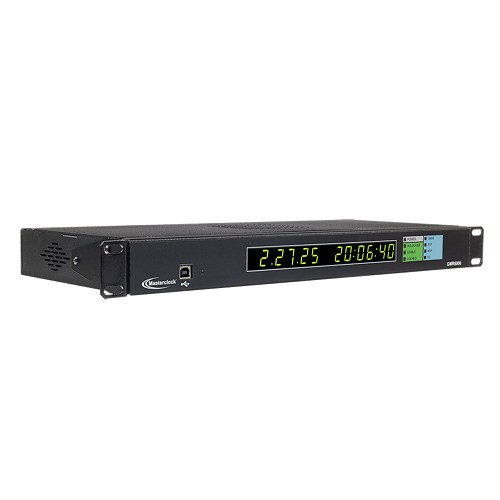Masterclock GMR6000 1RU Multi-Function 13-Digit NTP & PTP Master Clock Display w/ Freq. Outputs Option - TAA 