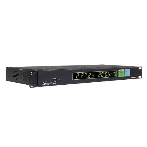 Masterclock GMR6000 1RU Multi-Function 13-Digit NTP & PTP Master Clock Display w/ GMR-PTP Option - TAA 