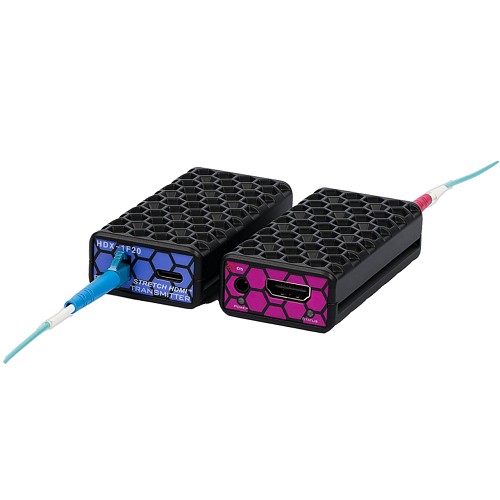 Opticis HDX-1F20-TR 4K HDMI 2.0 Optical Extender with Transmitter and Receiver - Extends 984ft over One LC MM OM3 
