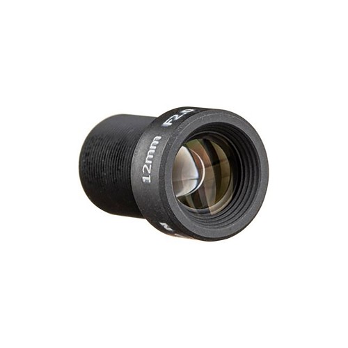 Proton PCI-LENS-120-20 12mm M12 Lens for PROTON Cameras - F/2.0 - 24mm Length 